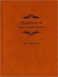 The Lexicon of St. Thomas
