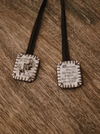 Brown Scapular-brown strings, brown edg