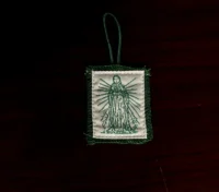 Green Scapular for wallet