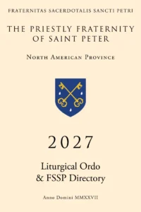 Liturgical Ordo & FSSP Directory